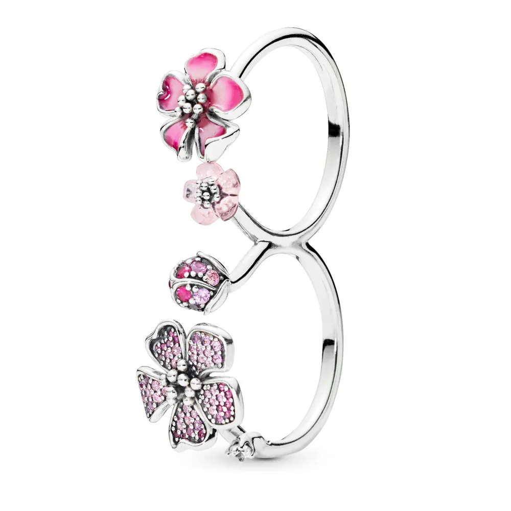 PANDORA Peach Blossom Flowers Ring - 198091NCCMX