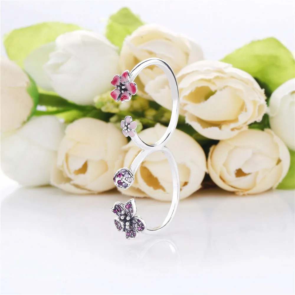 PANDORA Peach Blossom Flowers Ring - 198091NCCMX