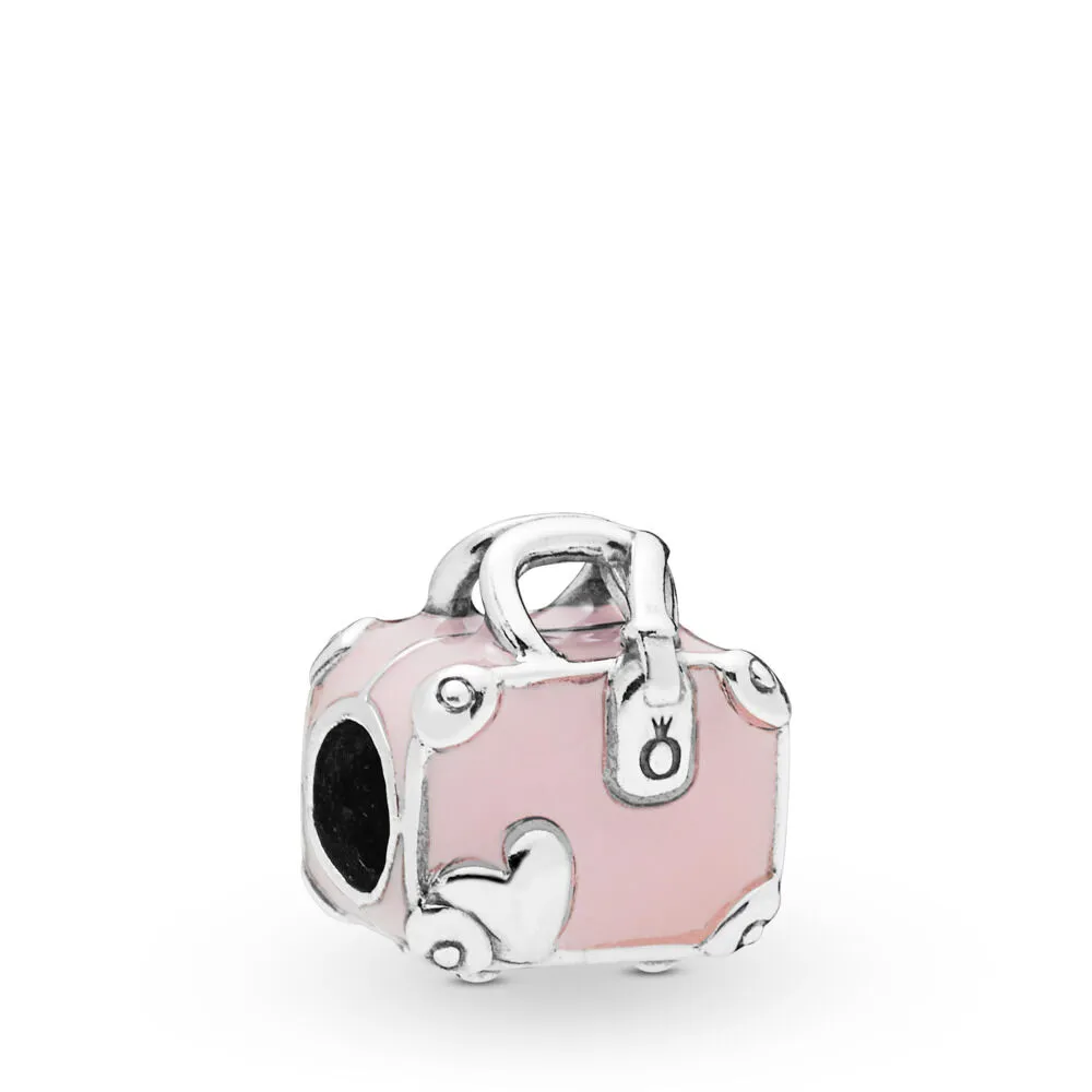 pandora pink travel bag charm 798063en124