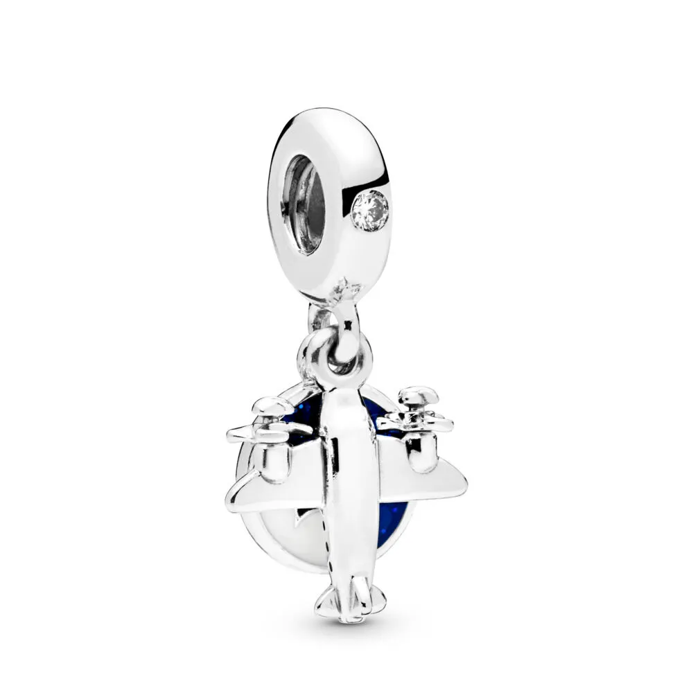 PANDORA Propeller Plane Dangle Charm - 798027CZ