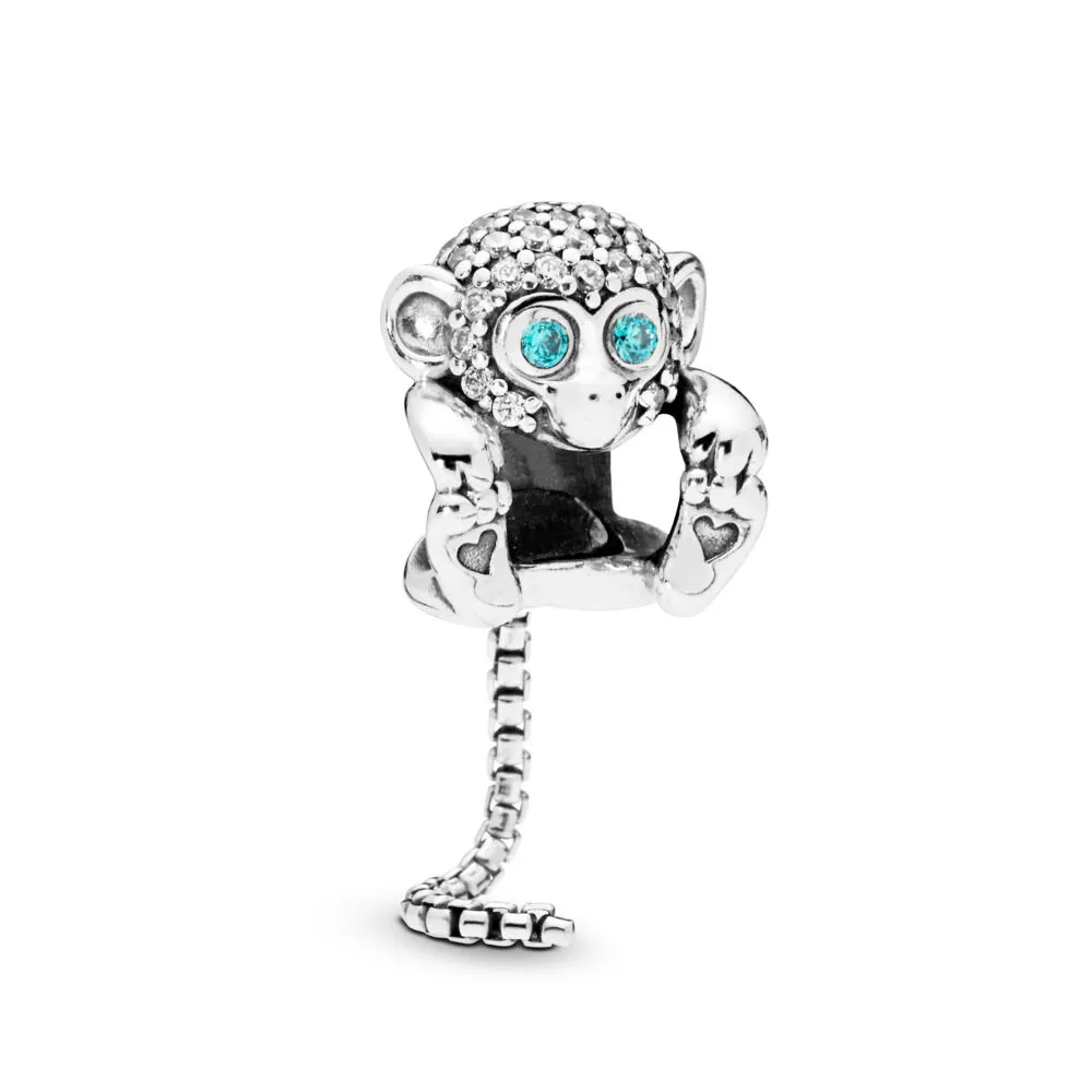 PANDORA Sparkling Monkey Charm - 798054CZ