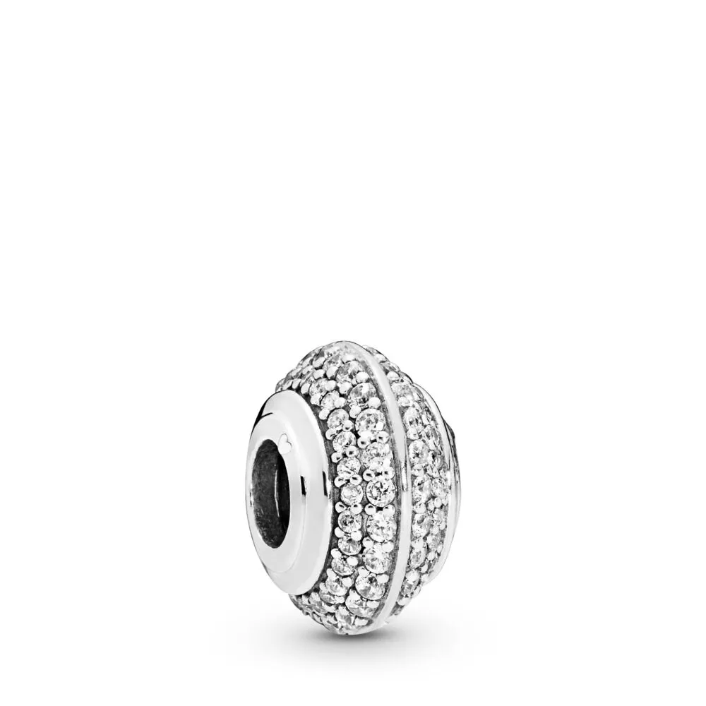 pandora sparkling pavé charm 798066cz