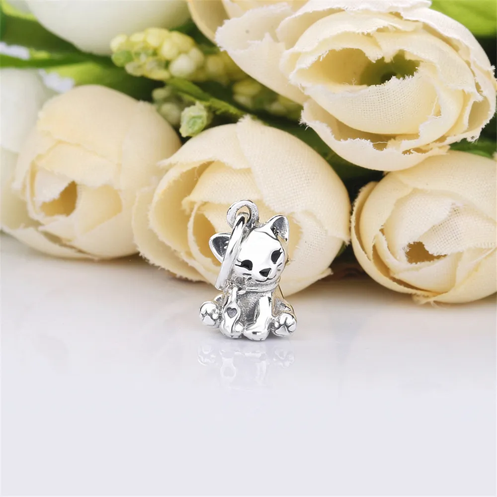 PANDORA Sweet Cat Dangle Charm - 798011EN16