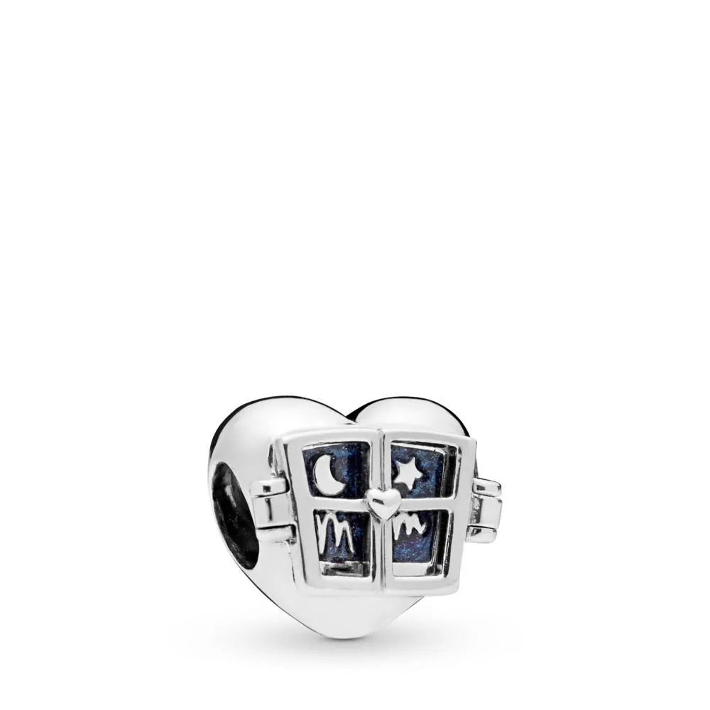 pandora window heart charm 798006en63