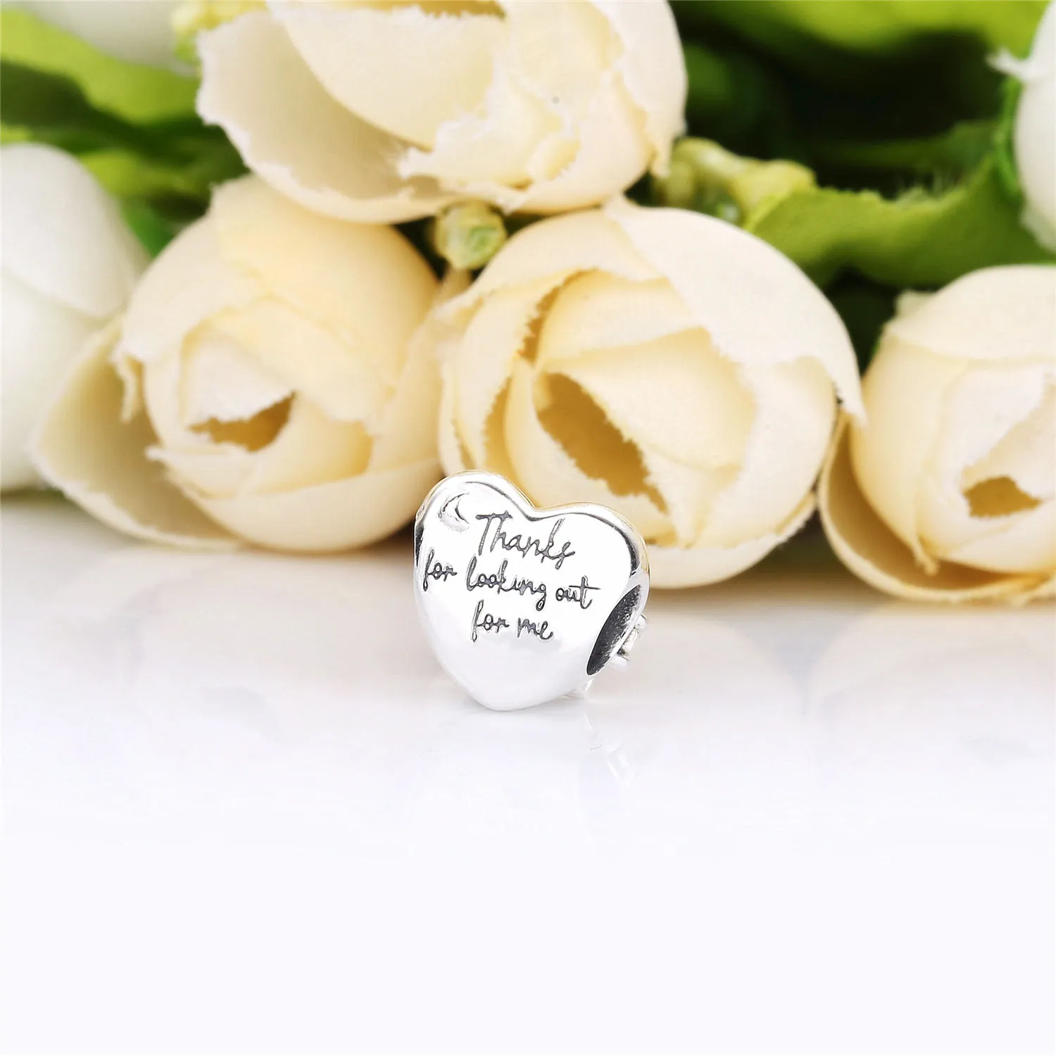 PANDORA Window Heart Charm - 798006EN63