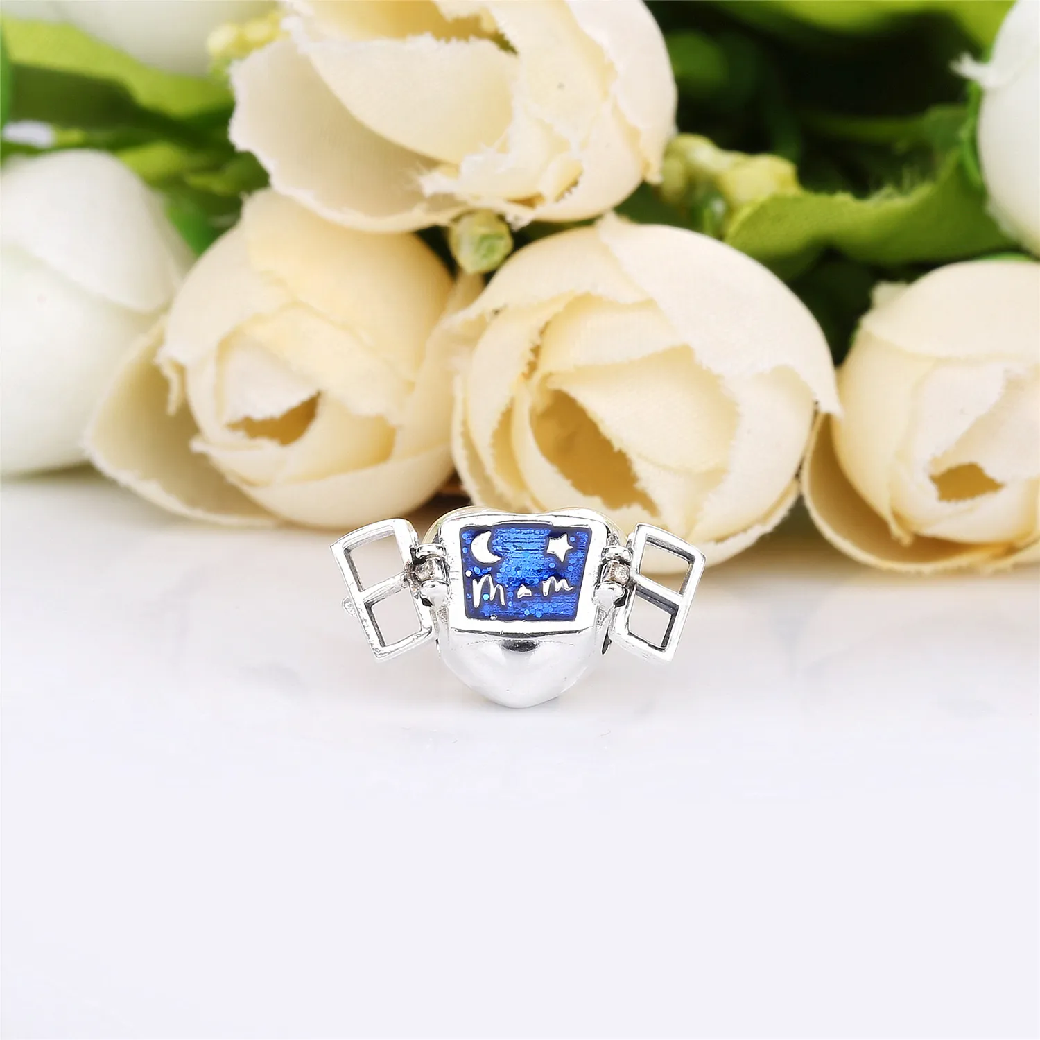 PANDORA Window Heart Charm - 798006EN63