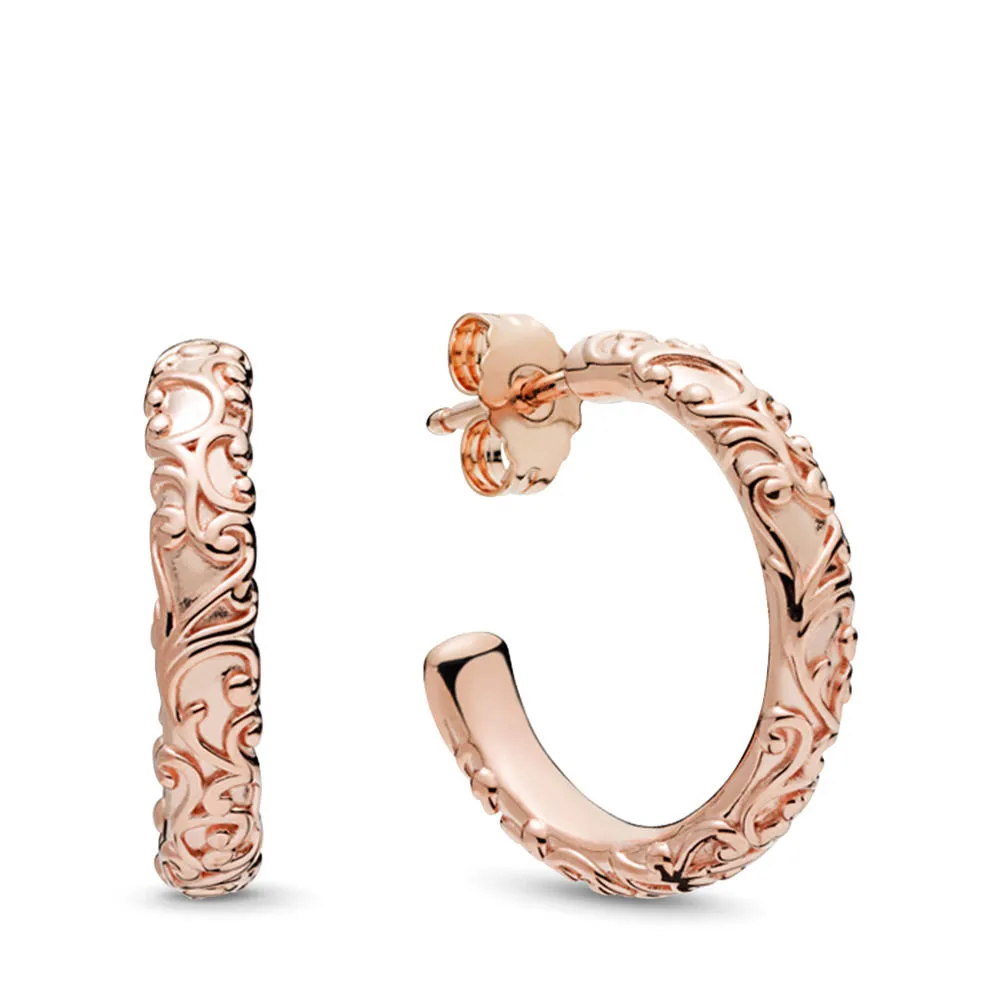 regal beauty hoop earrings pandora rose 287732