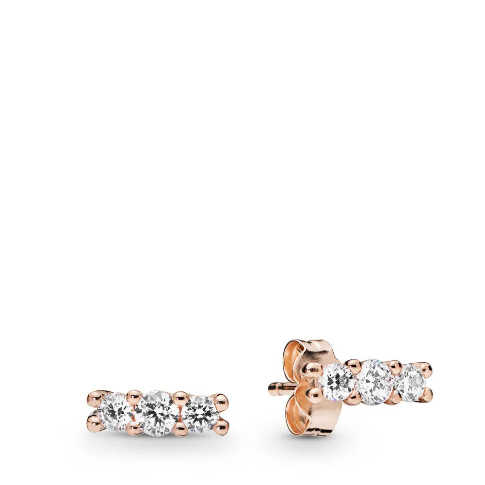 sparkling elegance earrings pandora rose 280725cz