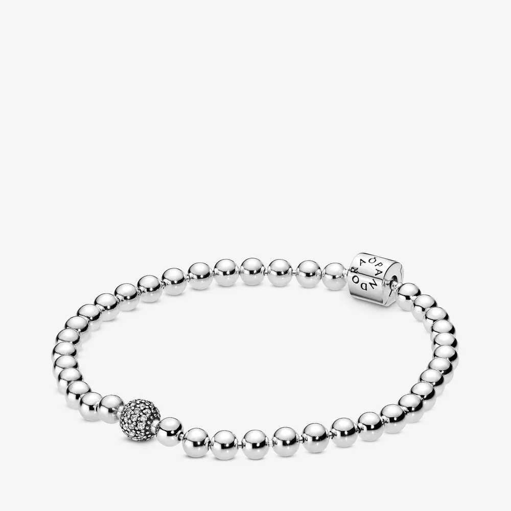 Beads & Pavé Bracelet - 598342CZ