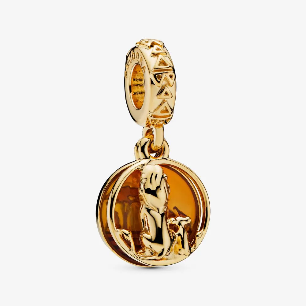 Disney Simba And Mufasa Sunset PANDORA Dangle Charm - 768639C01