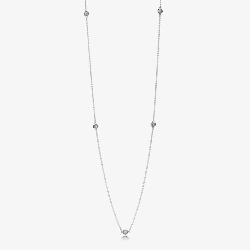 PANDORA Dazzling Dainty Droplets Necklace - 590525CZ