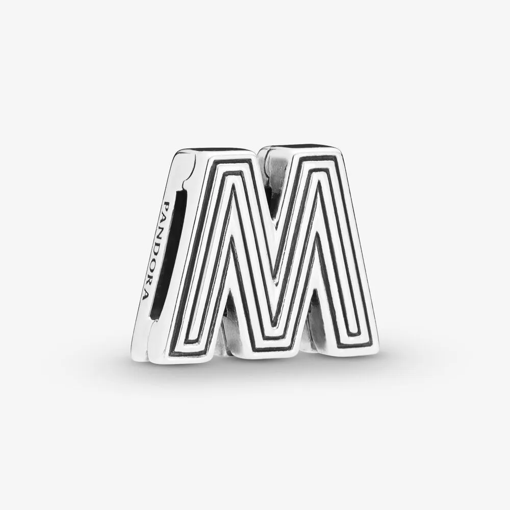 PANDORA Letter M Clip Charm - 798209