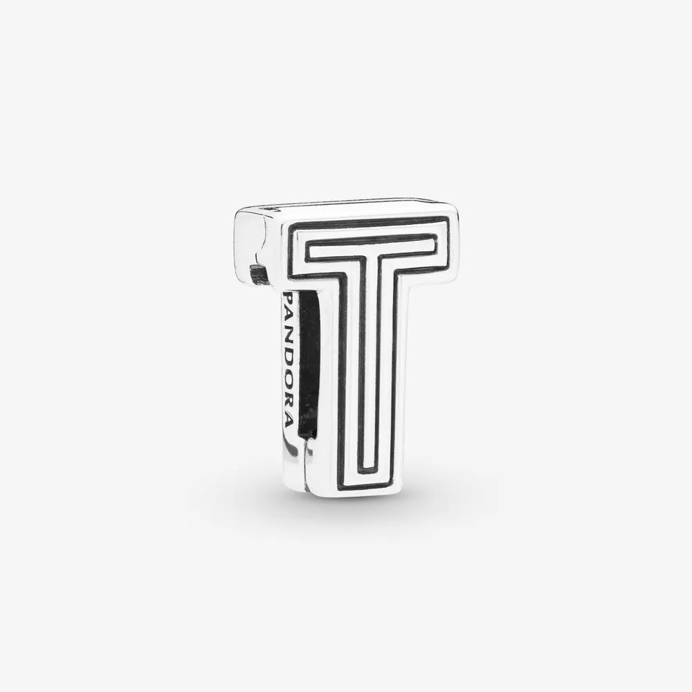 PANDORA Letter T Clip Charm - 798216