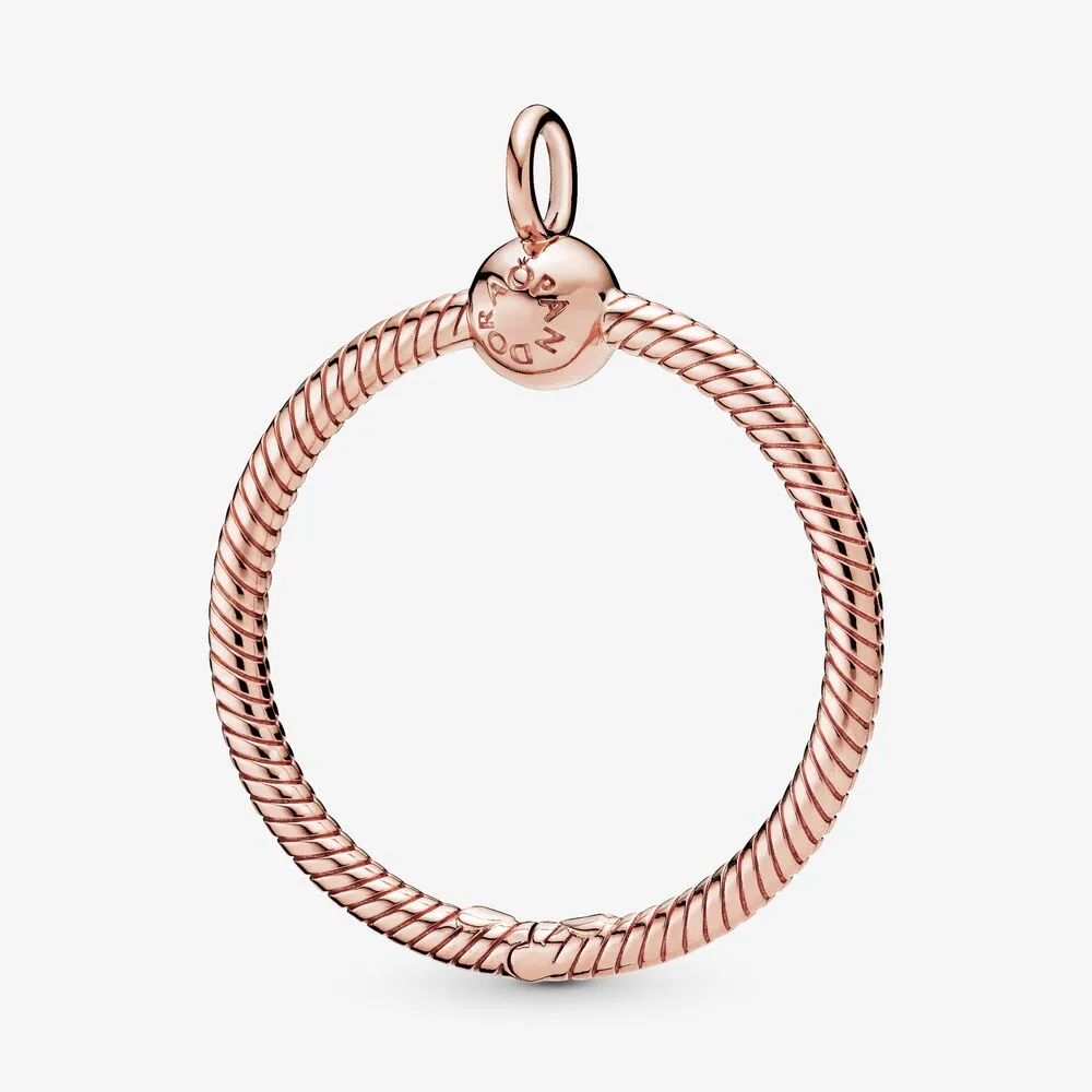 Pandora Moments Rose Gold Large O Pendant - PJ-00637B