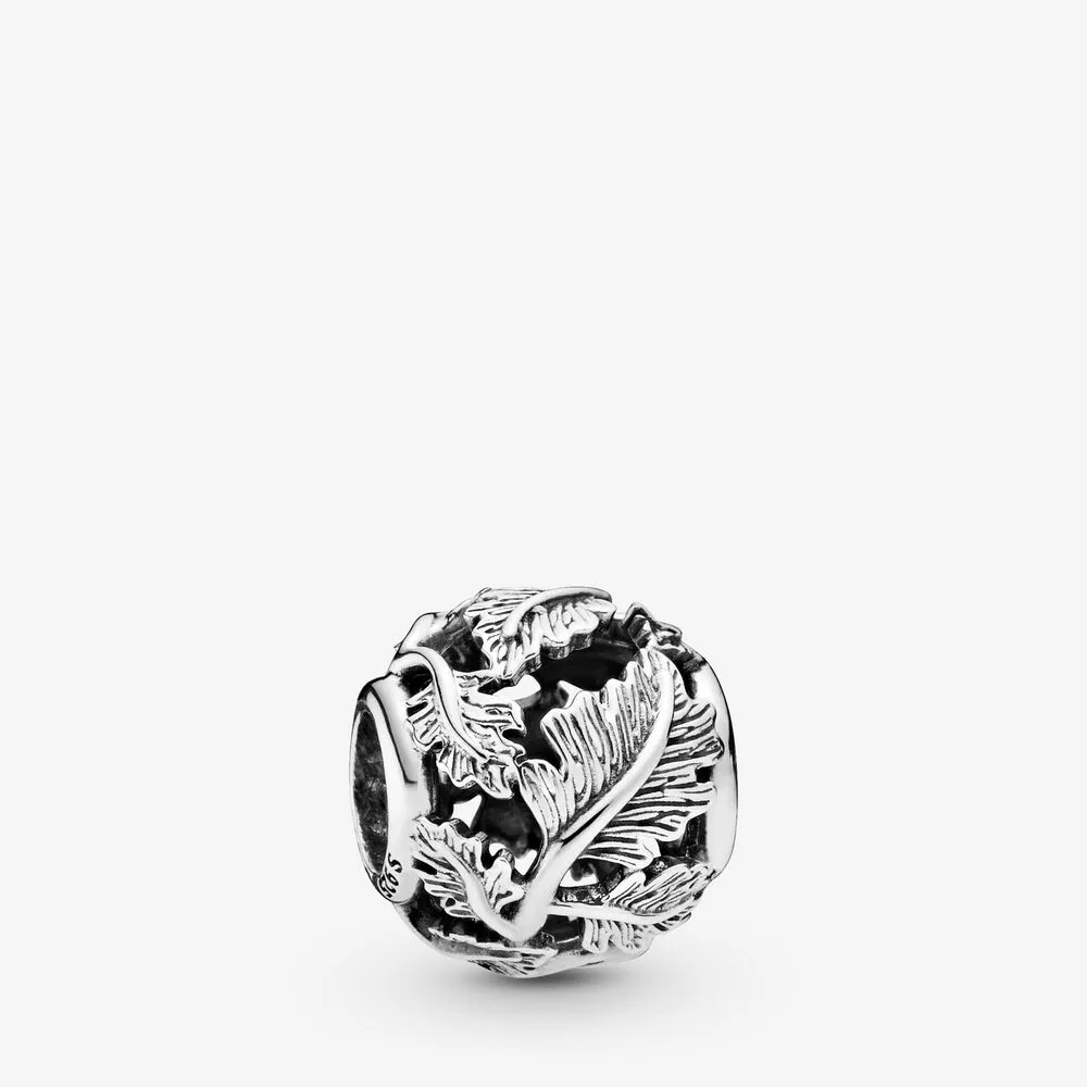 pandora openwork leaves charm 798241