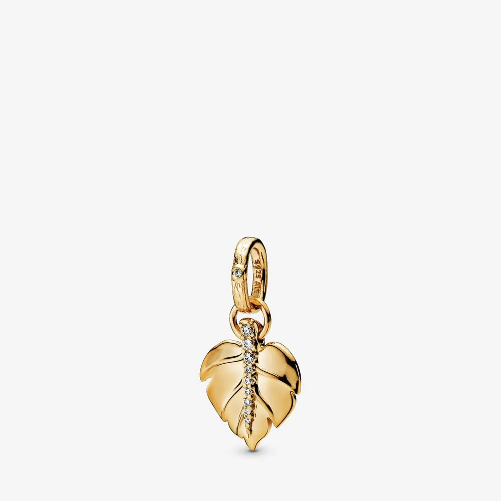 PANDORA Shining Leaf Pendant - 368251CZ