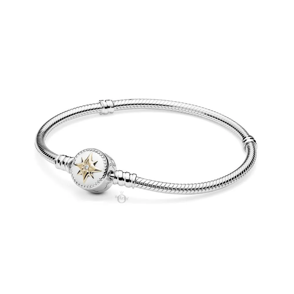 Pandora Silver Love Compass Chain Bracelets - 598538C01_P