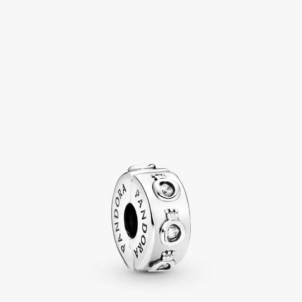 pandora sparkling crown o clip charm 798326cz