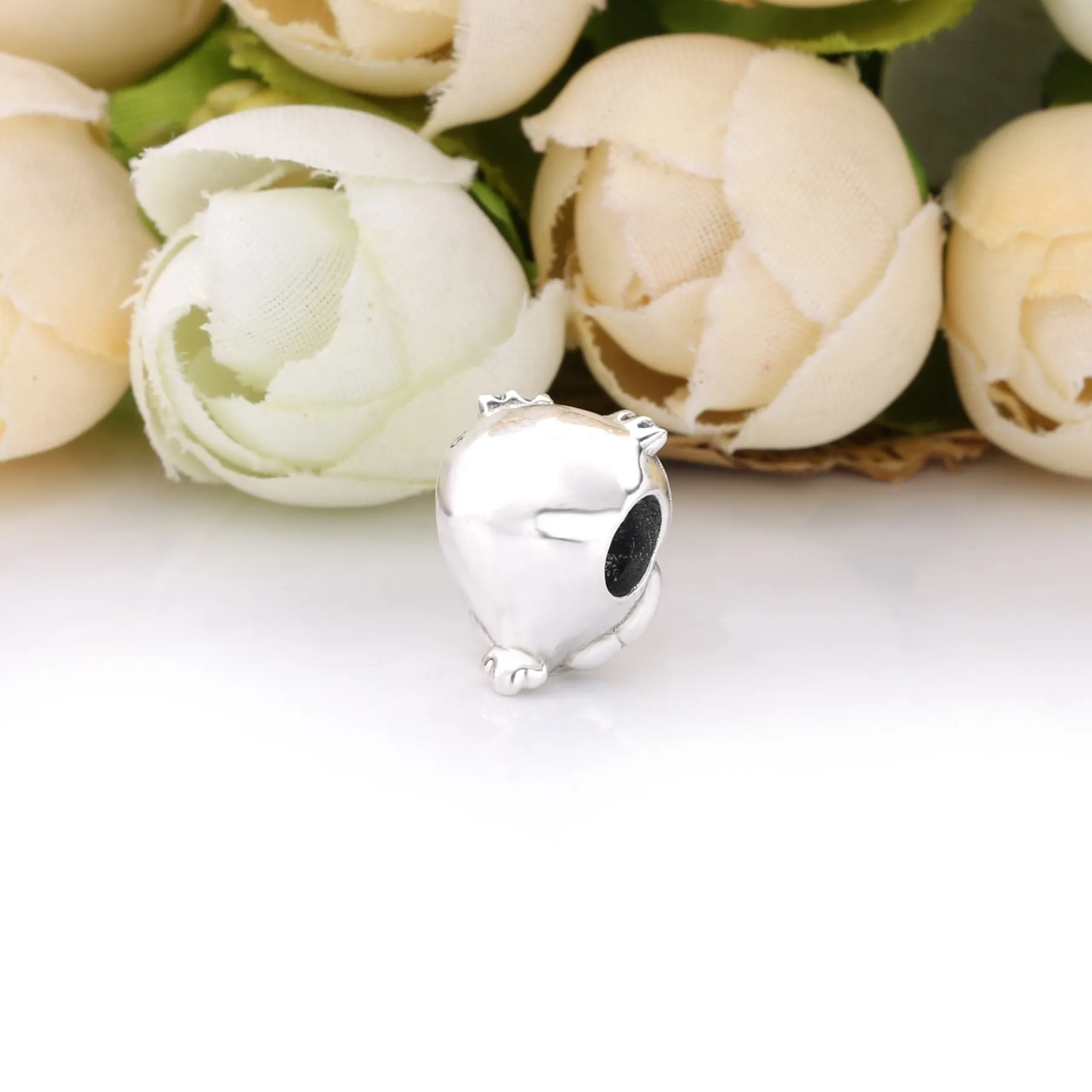 PANDORA Sparkling Owl Charm - 798397NBCB