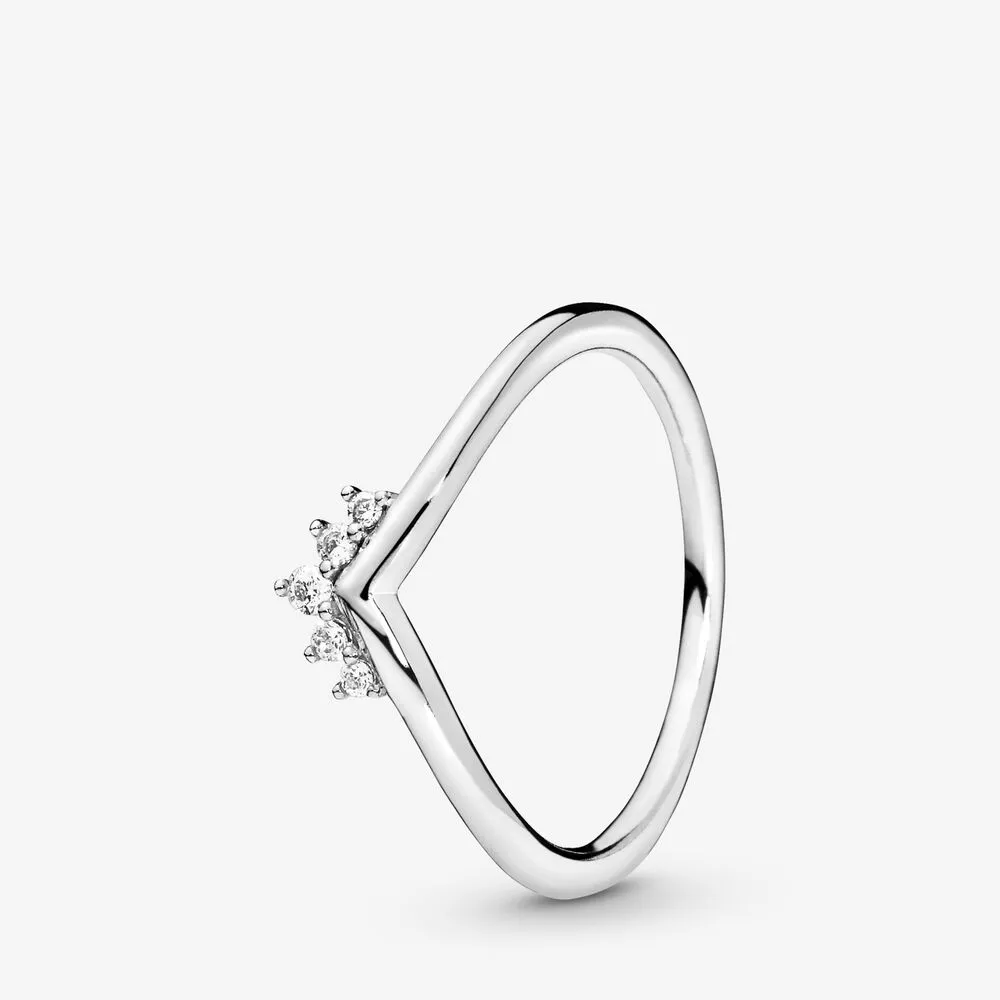 Pandora Tiara Wishbone Ring - 198282CZ