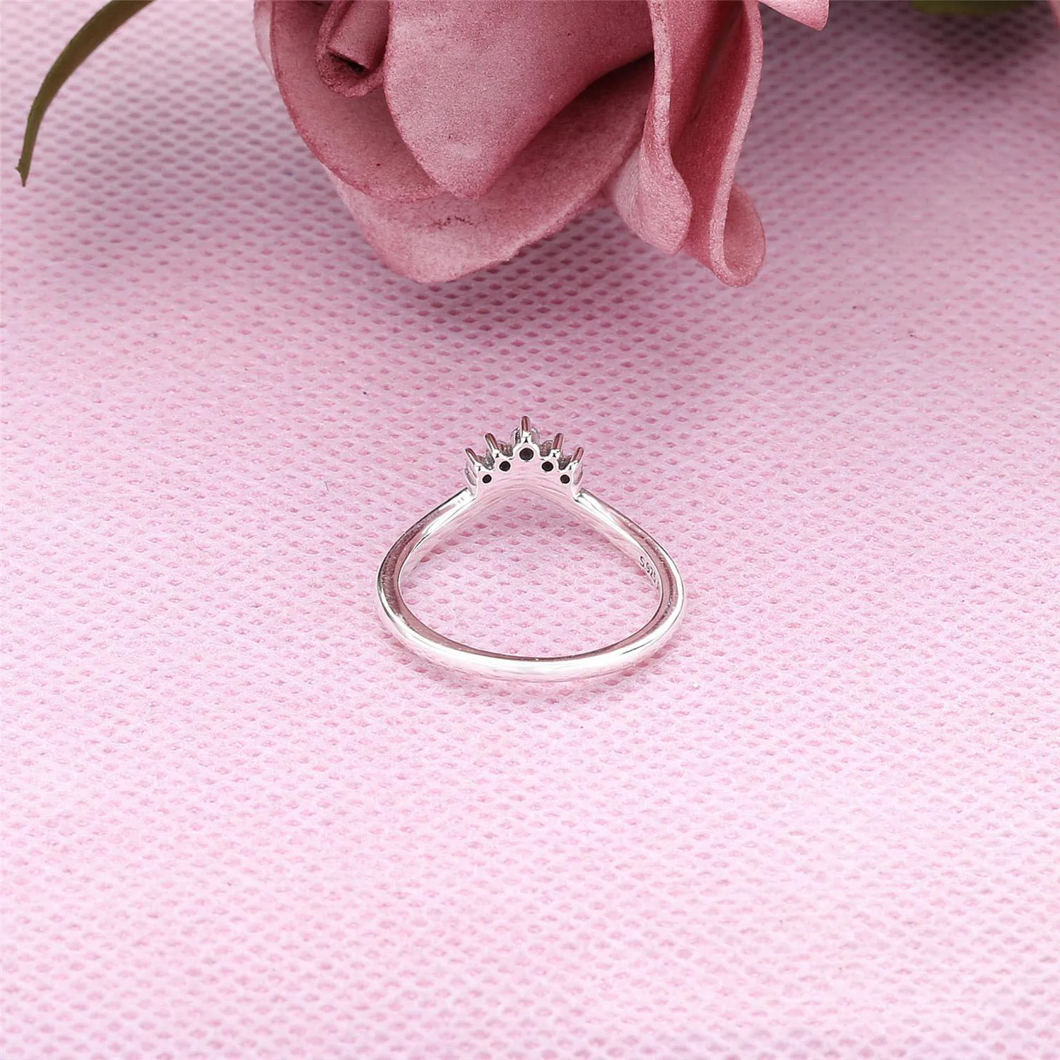 Pandora Tiara Wishbone Ring - 198282CZ