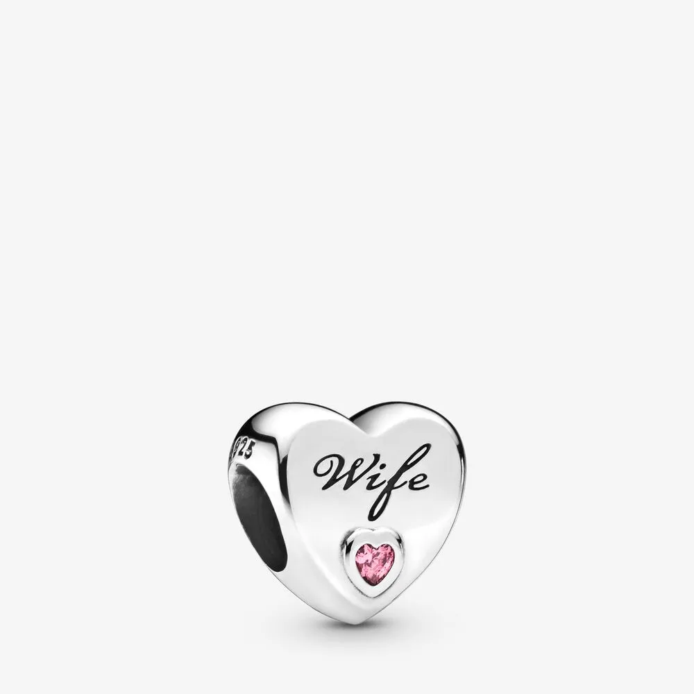 pandora wife love heart charm 798249pcz