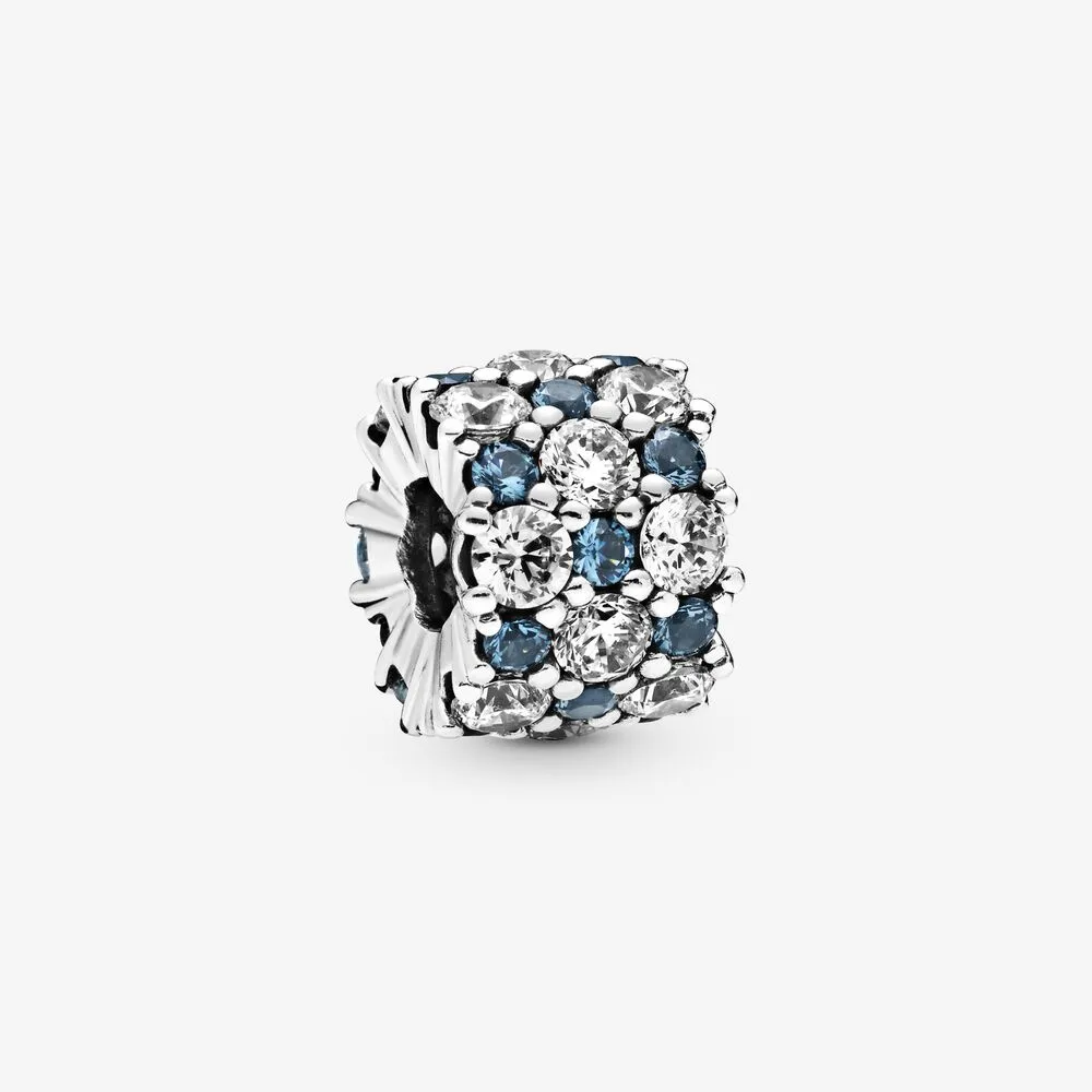 PANDORA Blue and Clear Sparkle Charm - 798487C02