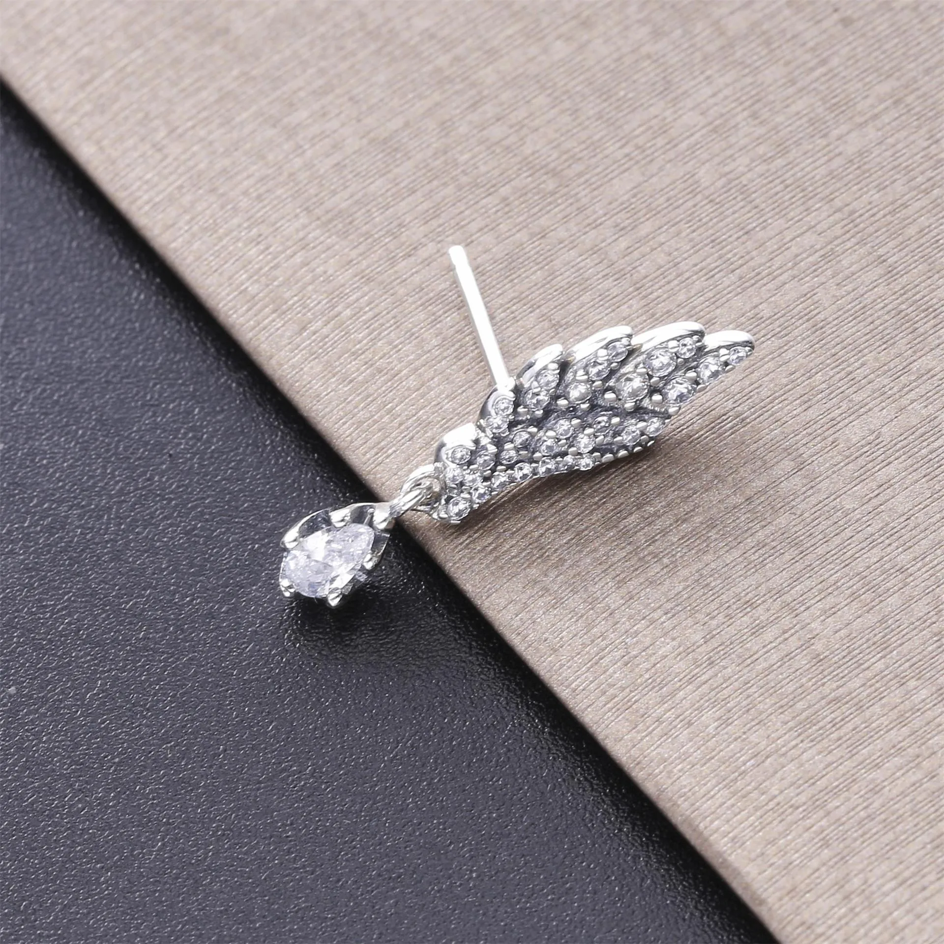 PANDORA Dangling Angel Wing Stud Earrings - 298493C01