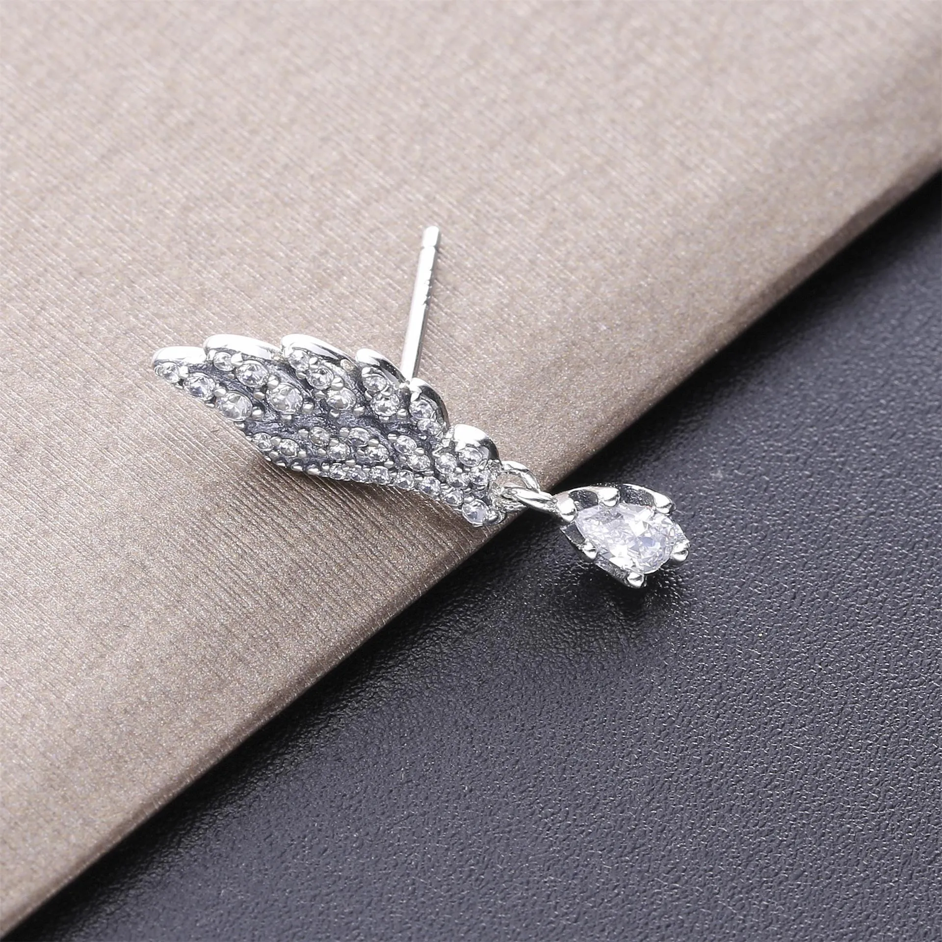 PANDORA Dangling Angel Wing Stud Earrings - 298493C01