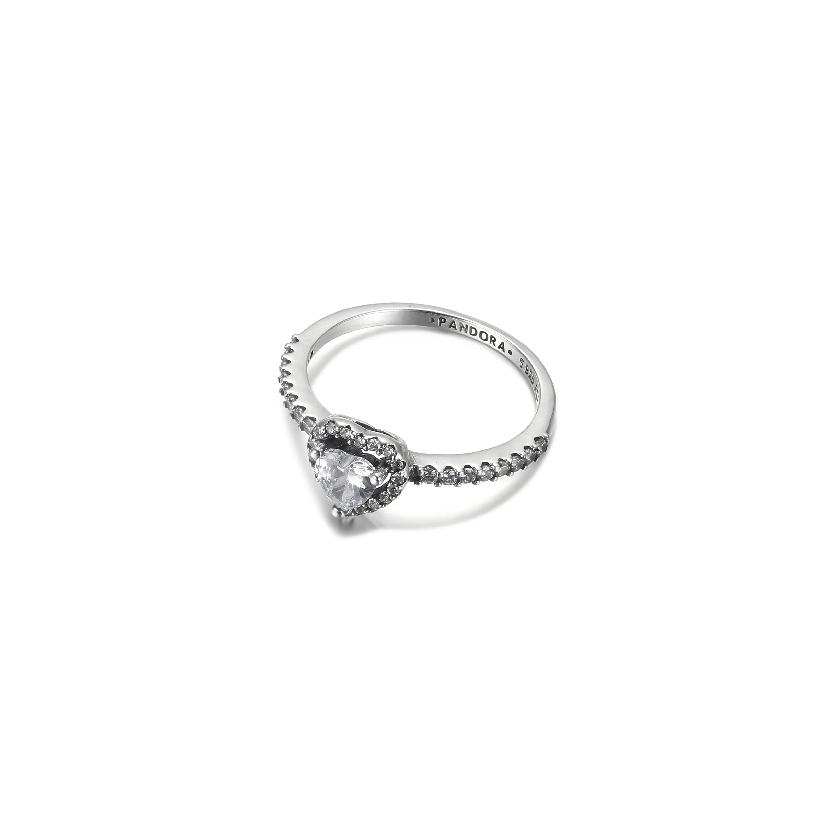 PANDORA Elevated Heart Ring - 198421C01