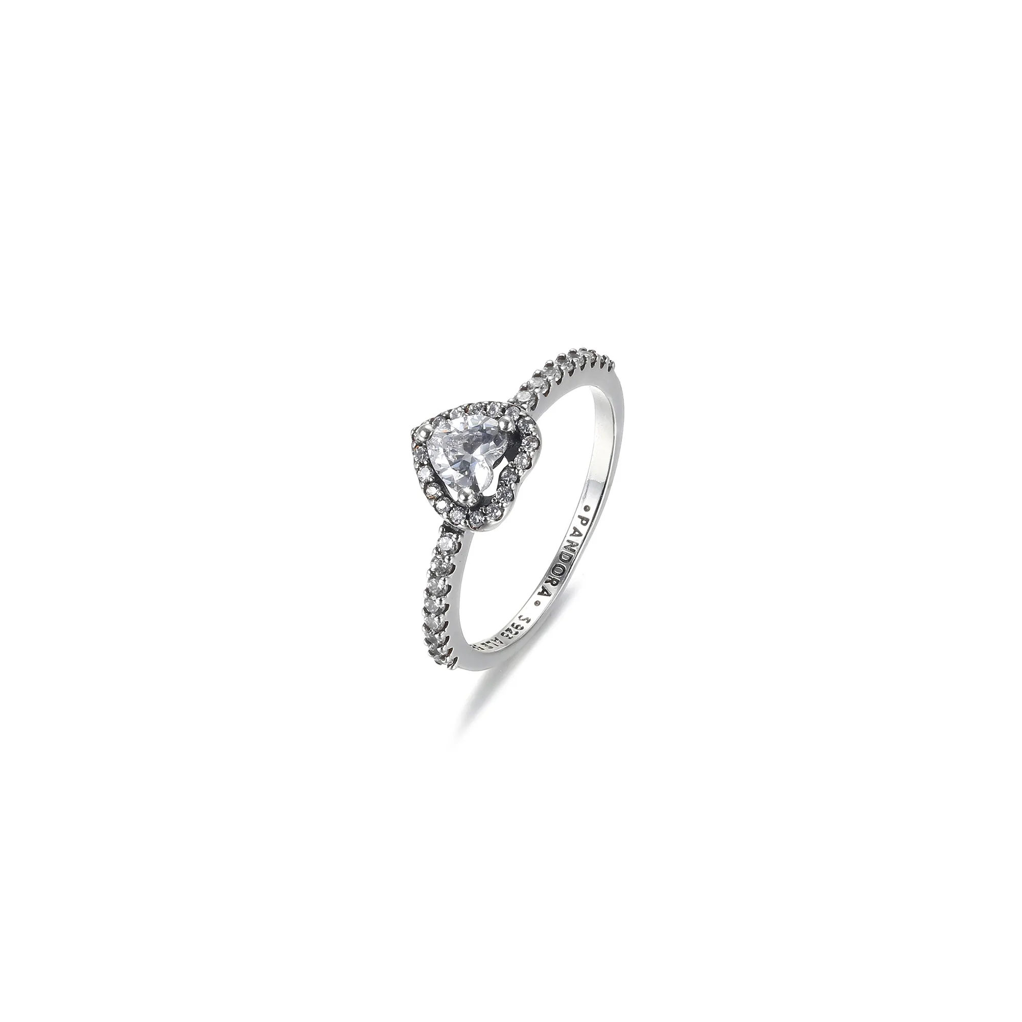 PANDORA Elevated Heart Ring - 198421C01