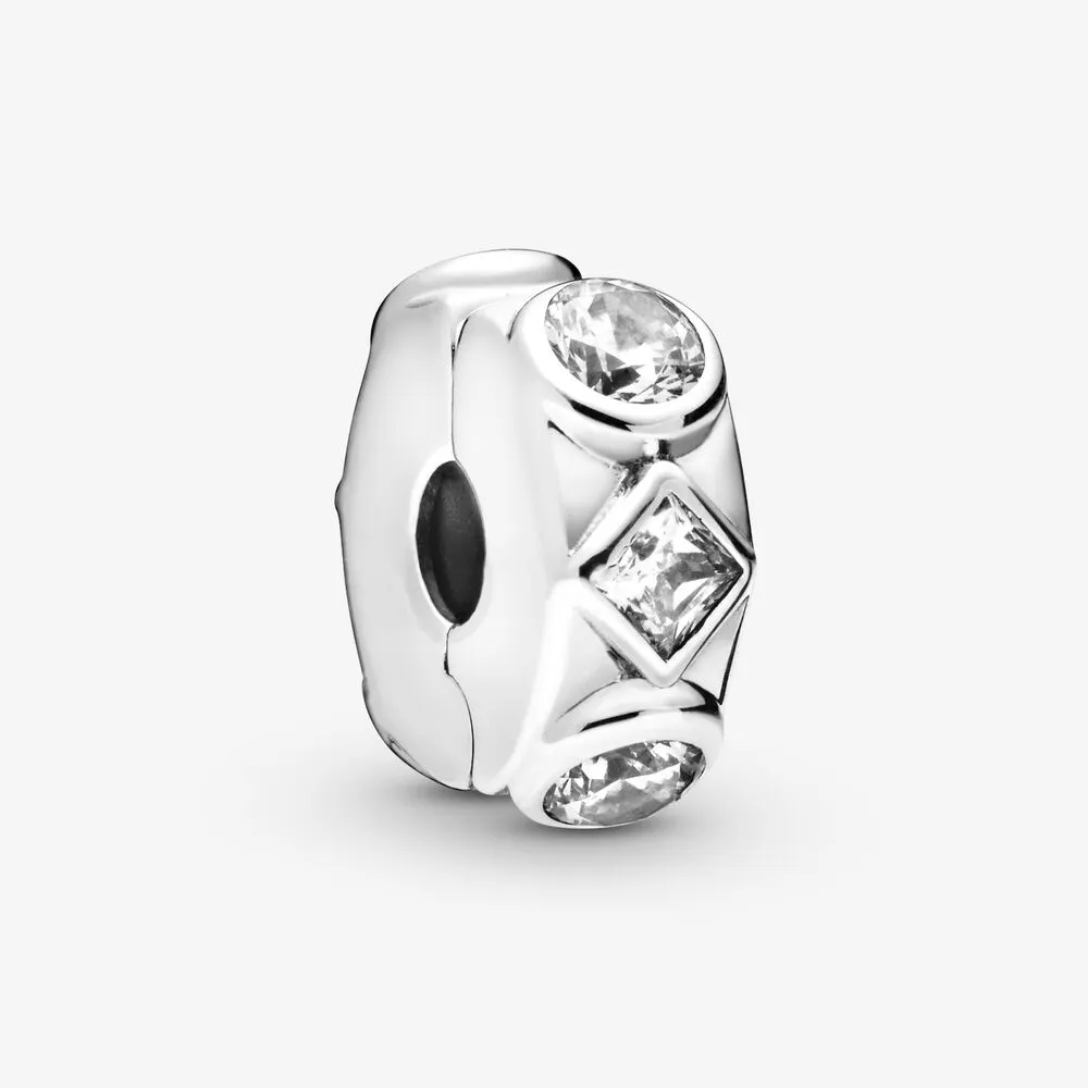 pandora geometric shapes clip charm 798463c01