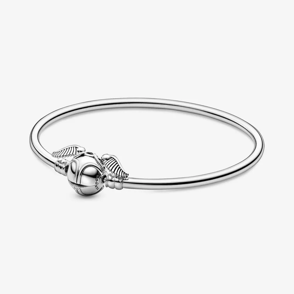 Pandora Moments Harry Potter, Golden Snitch Clasp Bangle - 598619C00