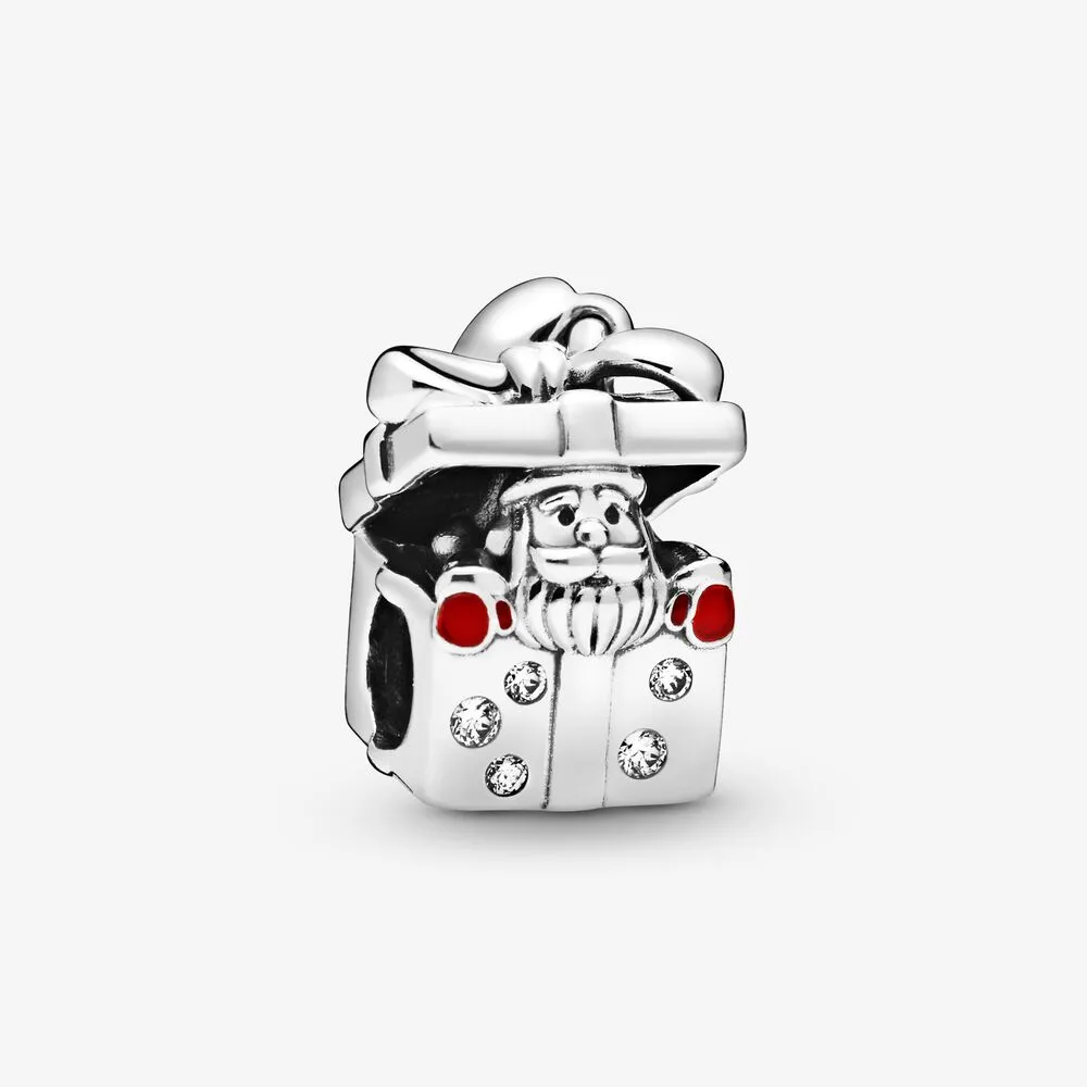 pandora santa in a giftbox charm 798470c01