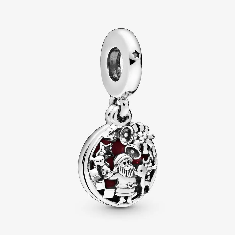 PANDORA Santa Love Peace Joy Dangle Charm - 798468C01