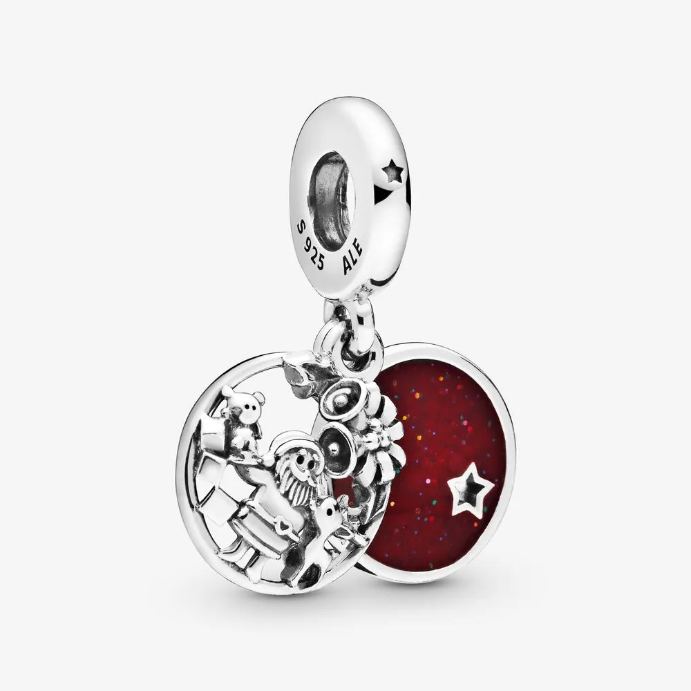 PANDORA Santa Love Peace Joy Dangle Charm - 798468C01