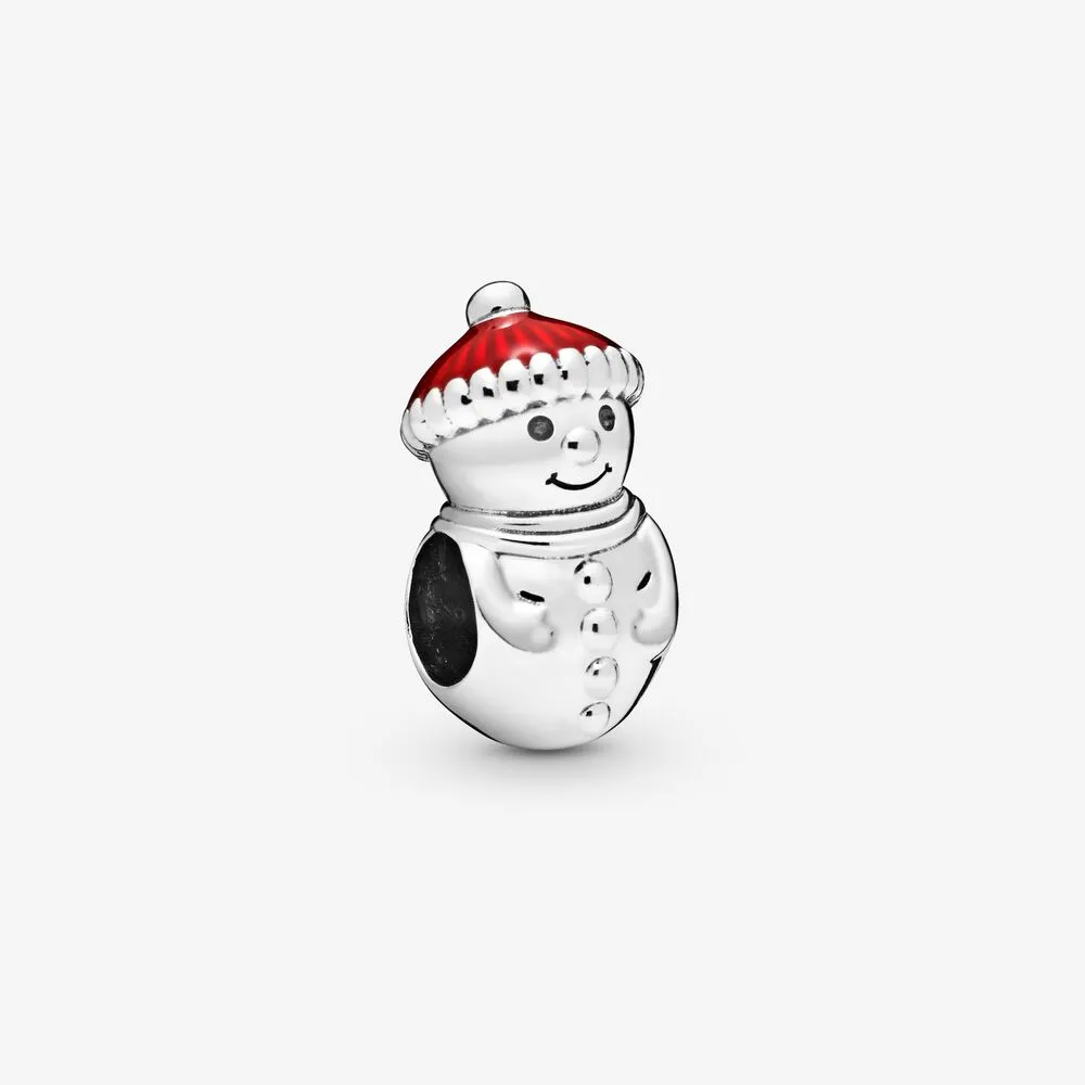 PANDORA Snowman and Santa Hat Charm - 798478C01