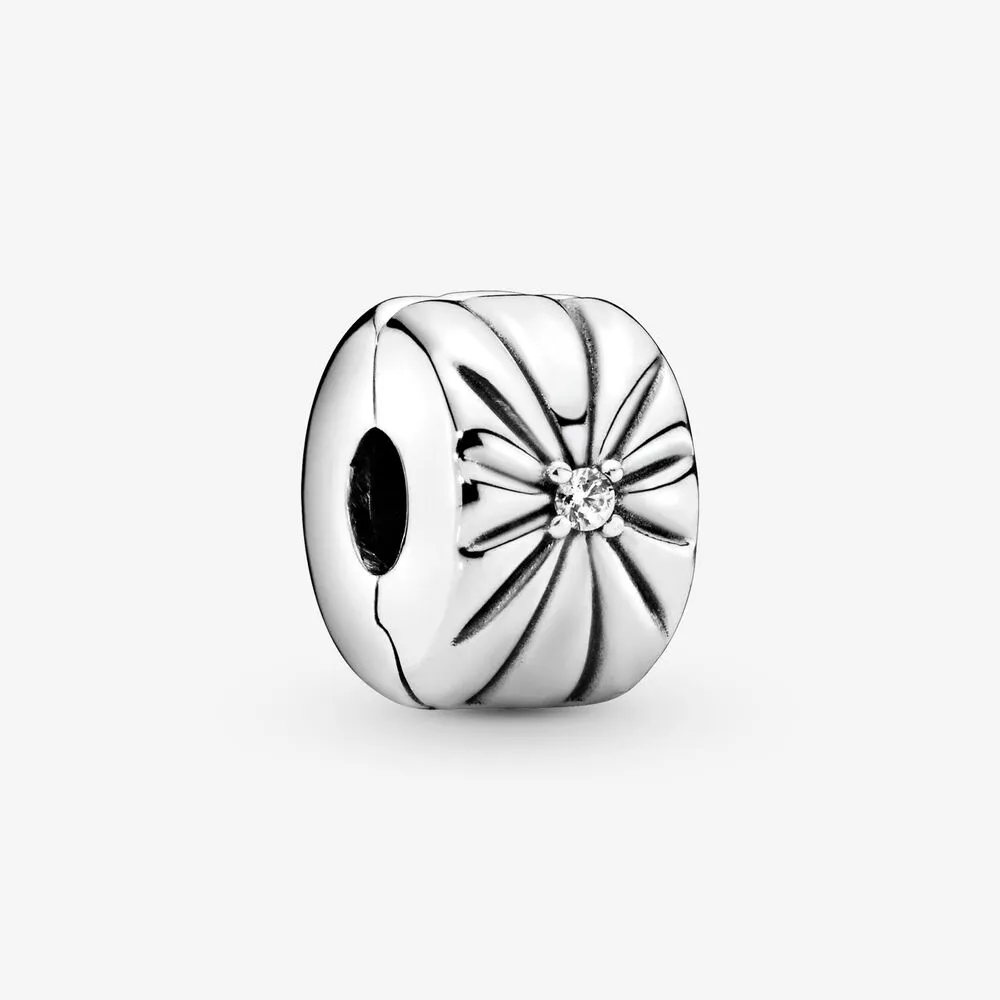 PANDORA Sparkling Sunburst Clip Charm - 798614C01