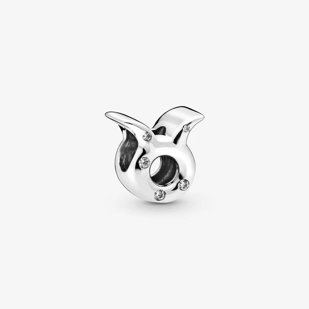 pandora sparkling taurus zodiac charm 798418c01