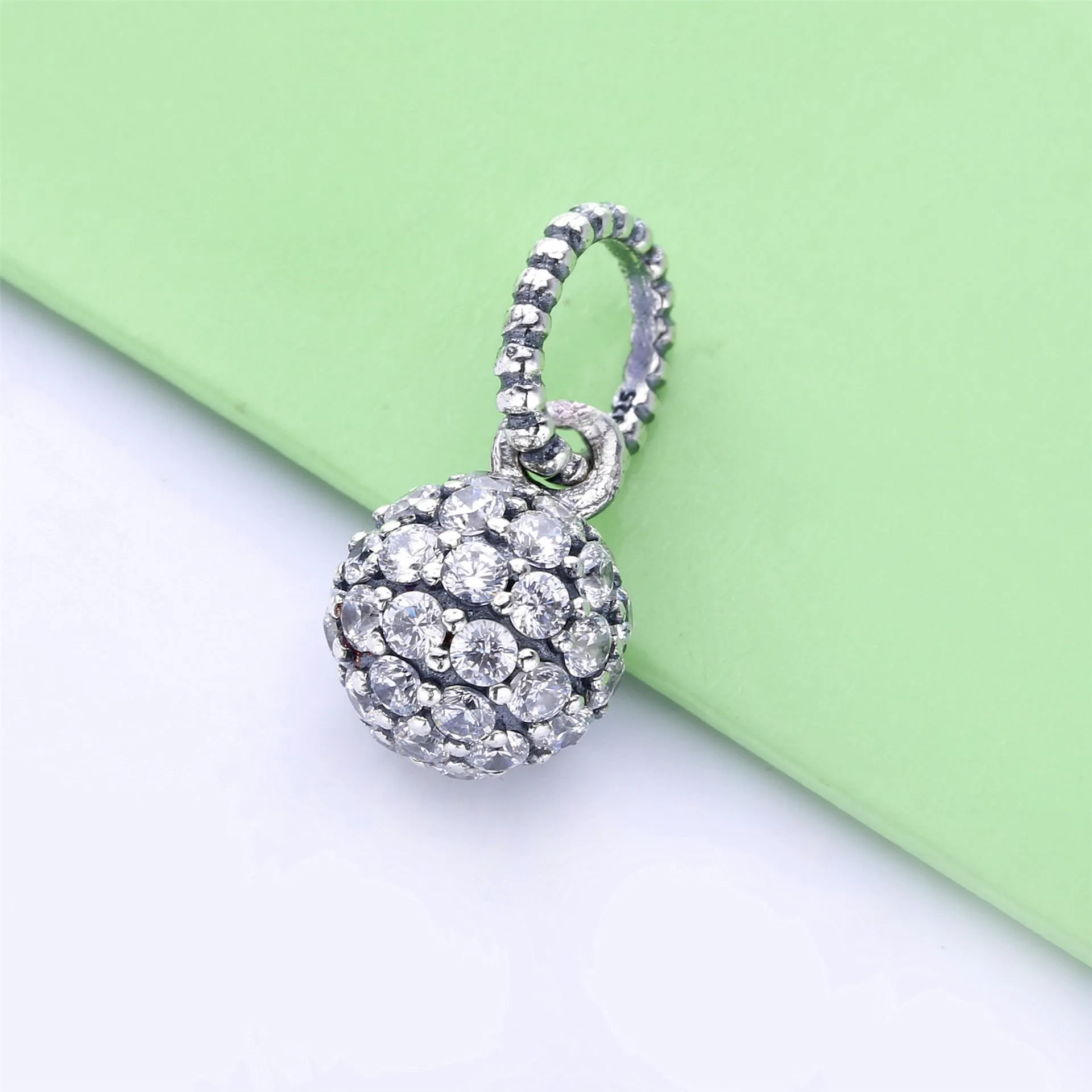 PANDORA Pavé Ball Pendant - 398690C01