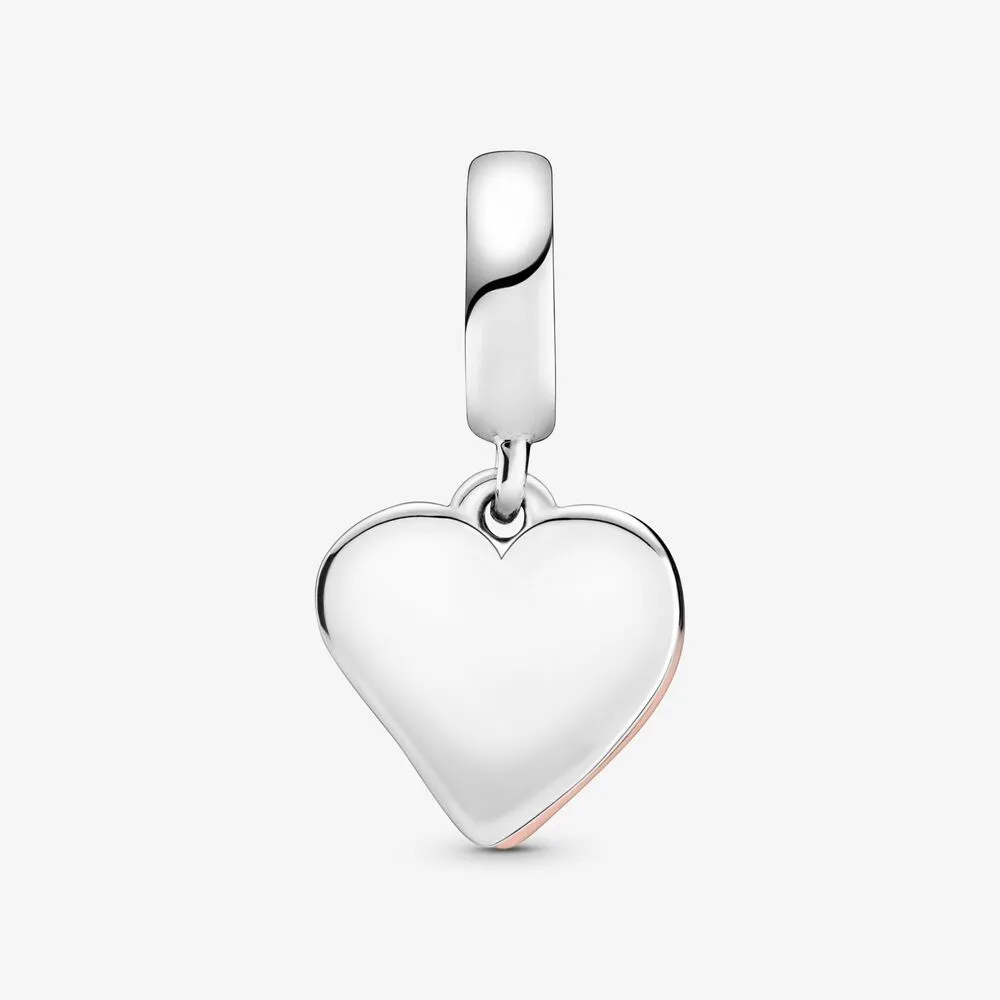 PANDORA Sparkling Freehand Heart Dangle Charm - 788693C01