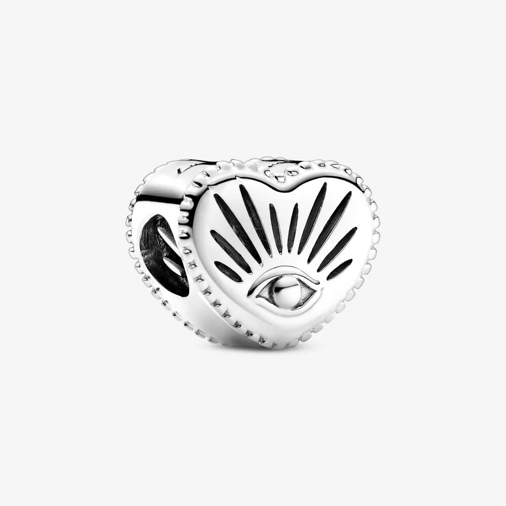 PANDORA All-seeing Eye & Heart Charm - 799179C00