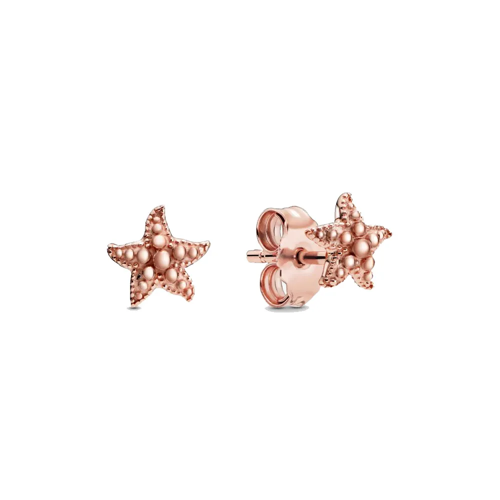 pandora beaded starfish stud earrings 288956c00