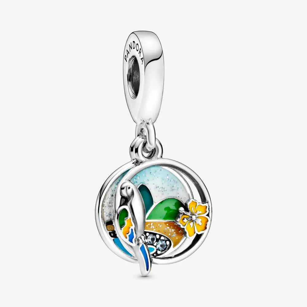 pandora brazilian beach and parrot 798919c01