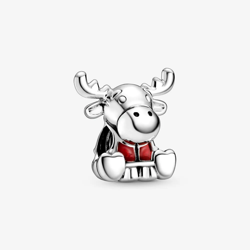 PANDORA Canada Moose Maple Leaf Charm - 798931C01