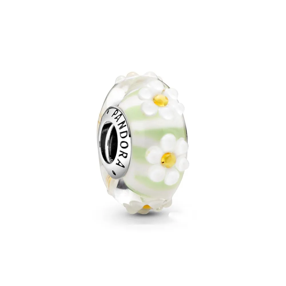 pandora daisy glass murano charm 798798c00