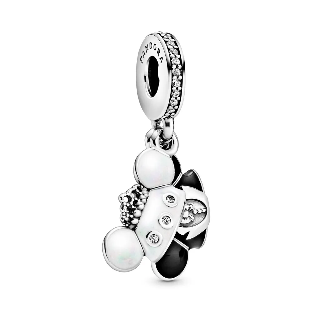 pandora disney mickey and minnie wedding sterling silver dangle 798804c01