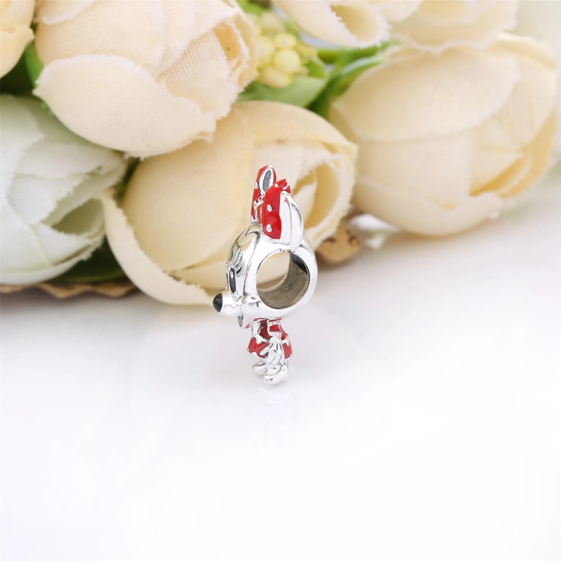 PANDORA Disney Minnie Mouse Dotted Dress & Bow Charm - 798880C02