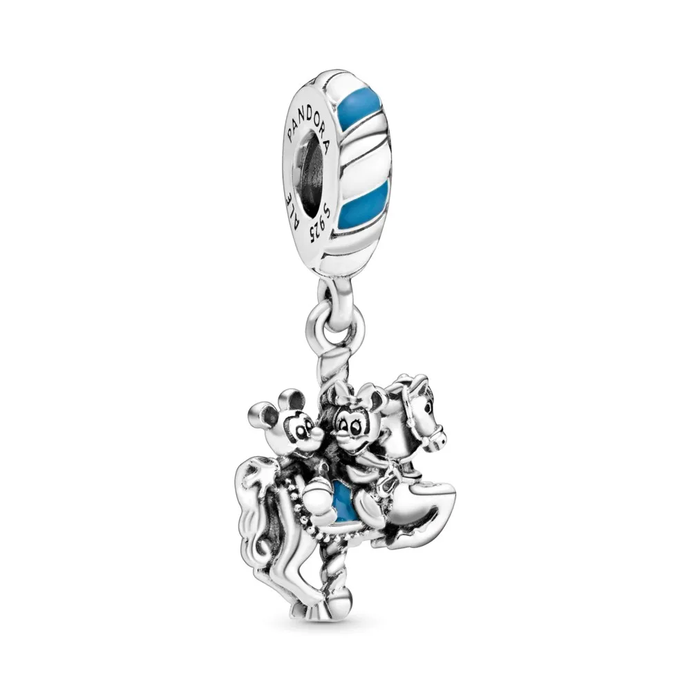 pandora disney parks mickey minnie carousel dangle charm 798900c01