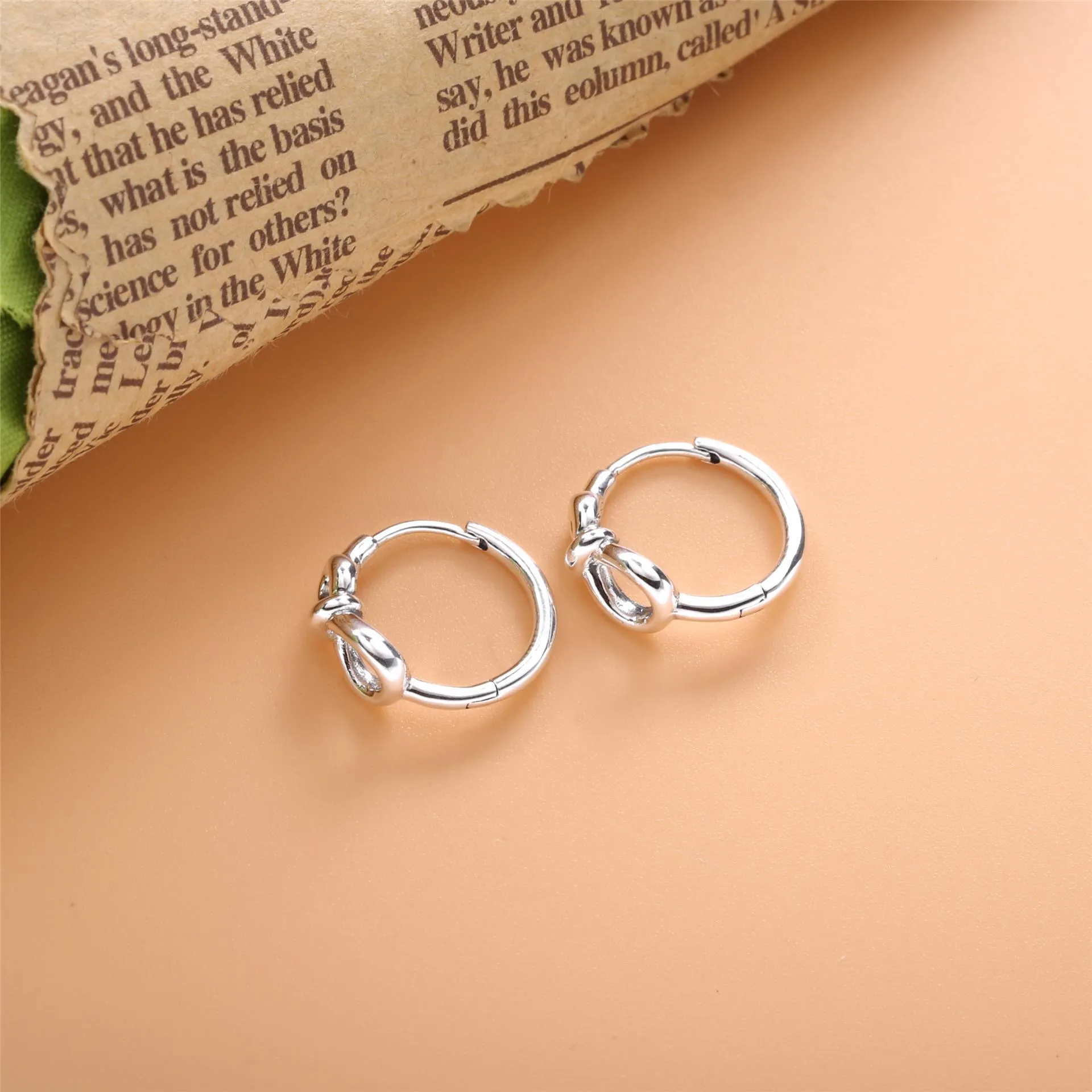 PANDORA Infinity Knot Hoop Earrings - 298889C00